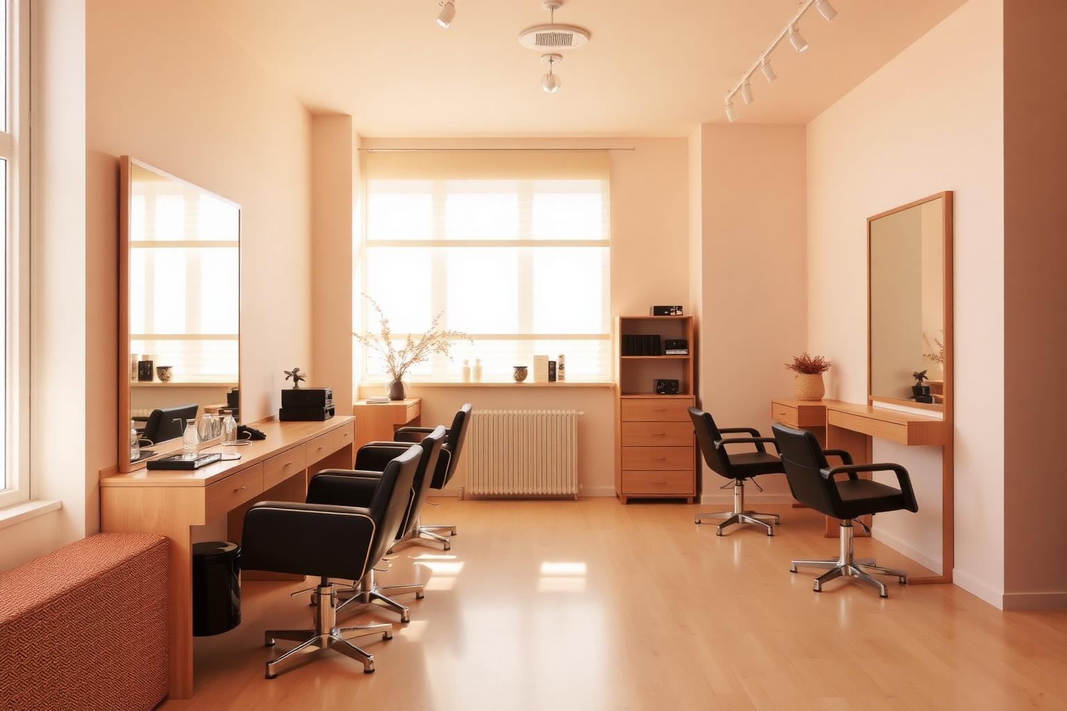 Interior of Louise Leggett hair salon